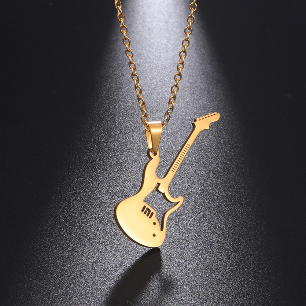 Guitar Shape Necklace