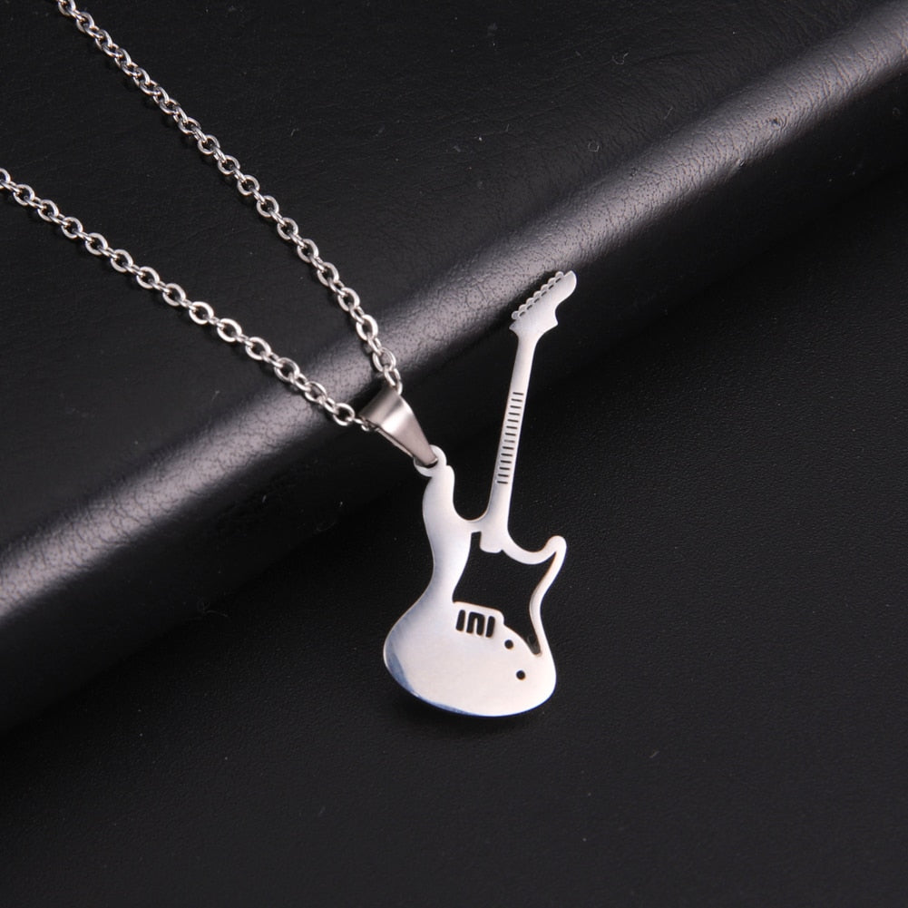 Guitar Shape Necklace