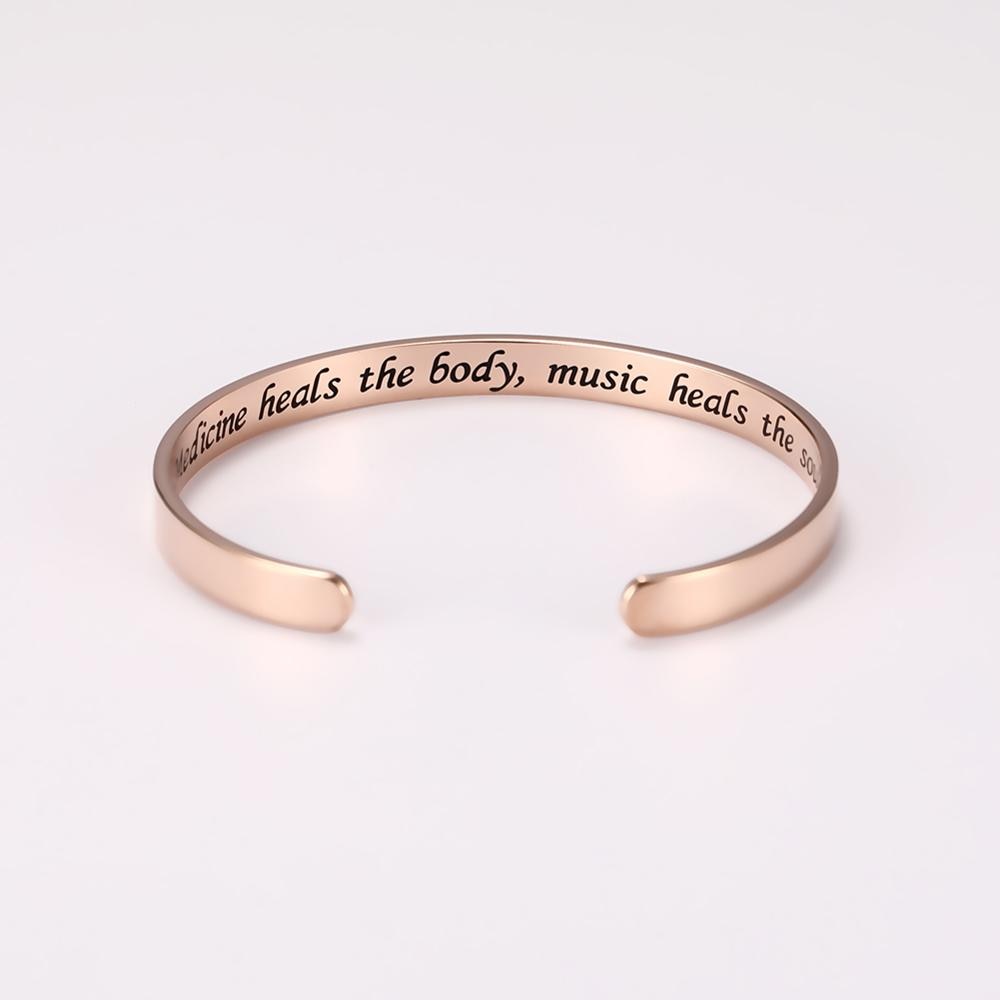 Music Heals The Soul Bangle