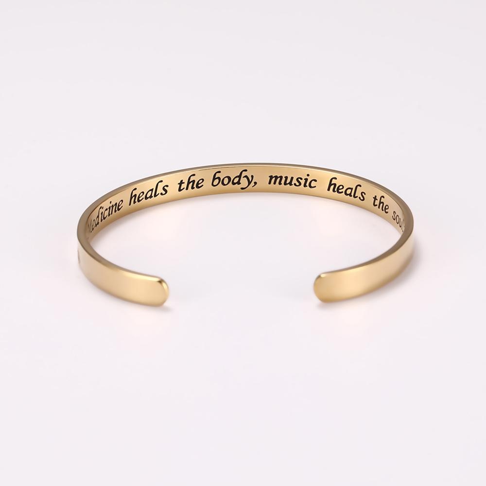 Music Heals The Soul Bangle