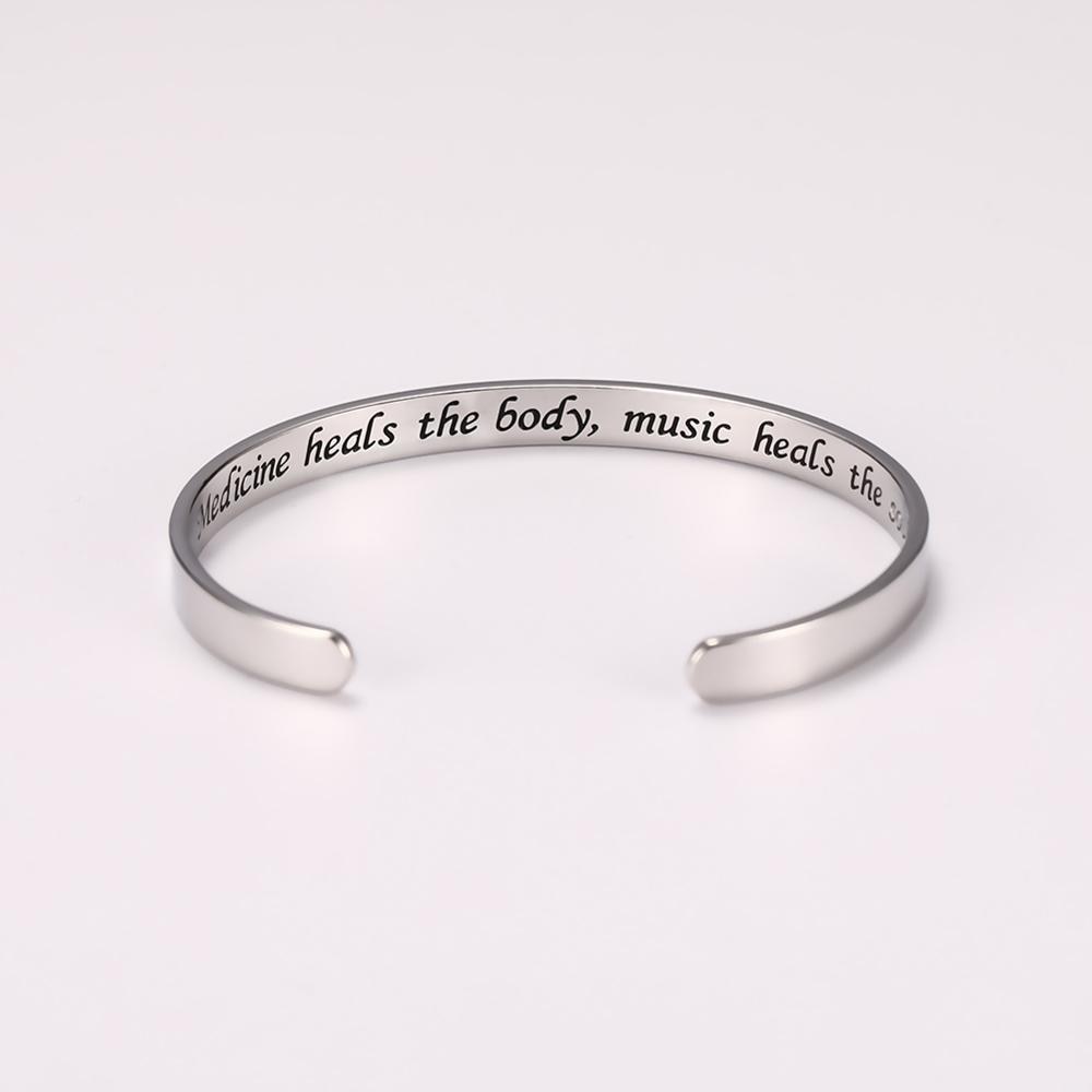 Music Heals The Soul Bangle