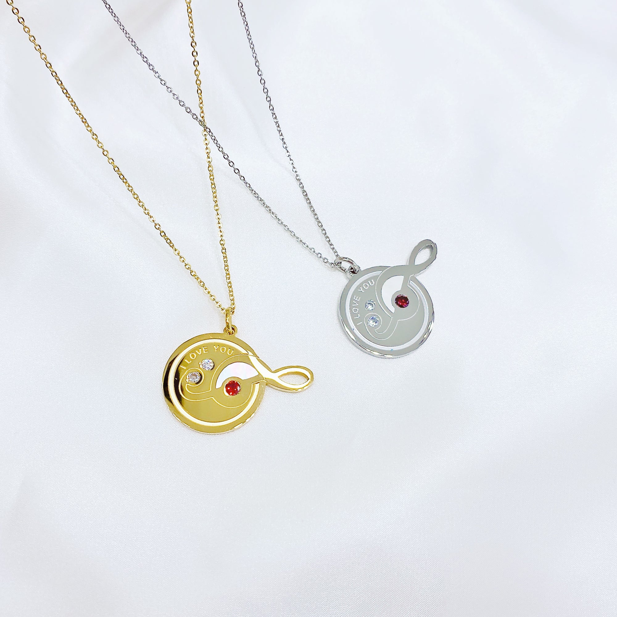 Treble G Clef Music Notes Jewelry Set