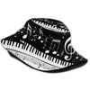 Piano Music Notes Printed Bucket Hat