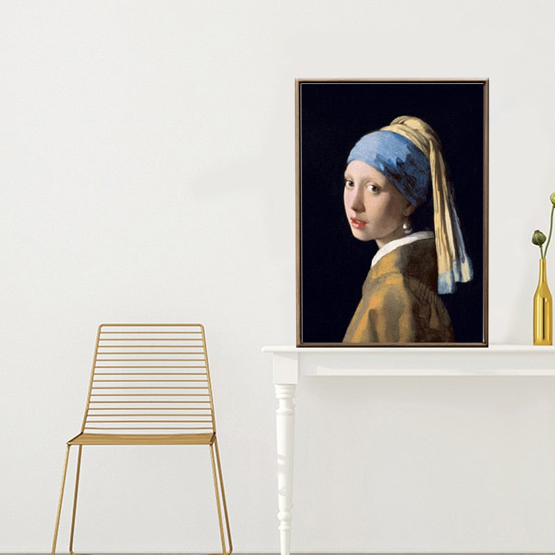 Girl With A Pearl Earring Canvas Wall Art