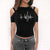 Music Clef Heartbeat Off Shoulder T-shirt