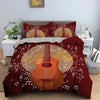 Guitar/Violin Music Notes Bedding Set