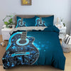 Guitar/Violin Music Notes Bedding Set