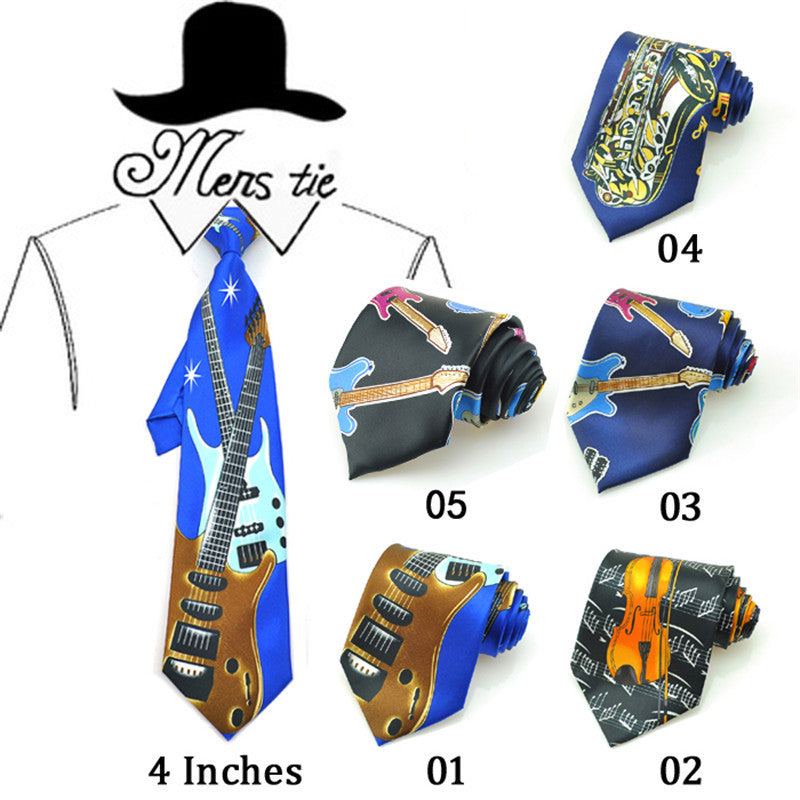 Free - Musical Instrument Necktie