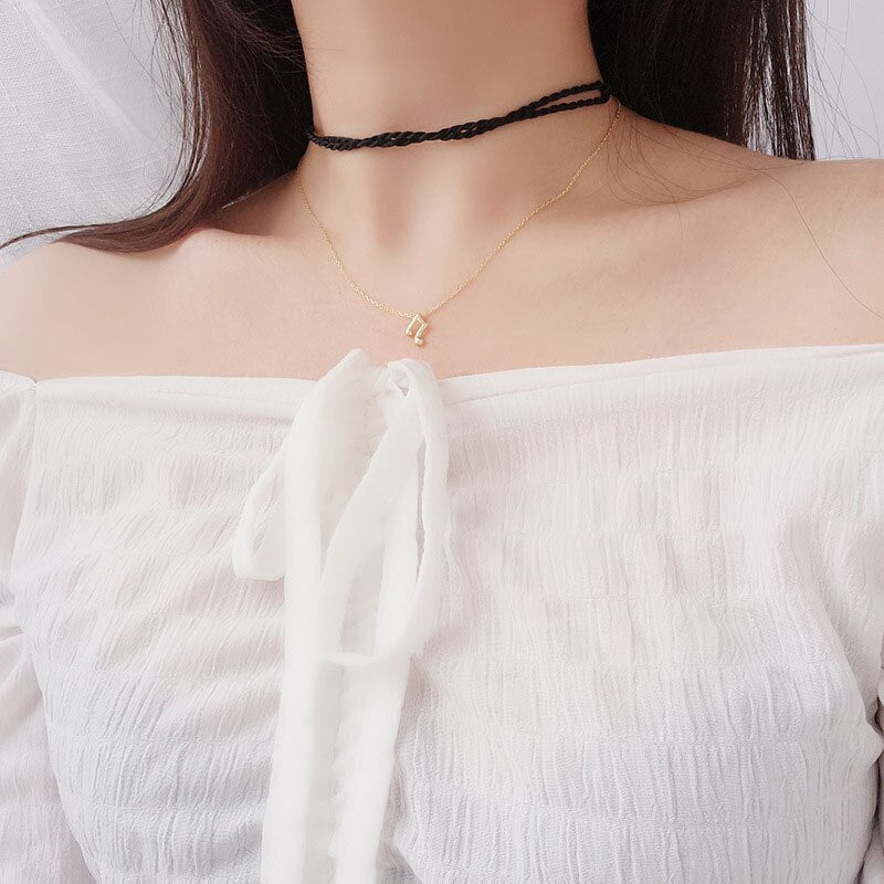 Tiny Eighth Note Necklace