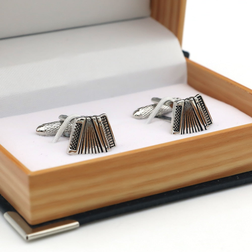 Classic Accordion Cufflinks