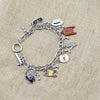 Mixed Music Note Charm Bracelet