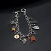 Free - Mixed Music Note Charm Bracelet