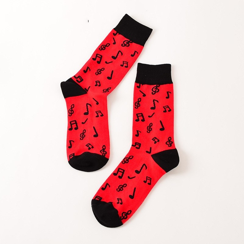 Free - Musical Note Socks