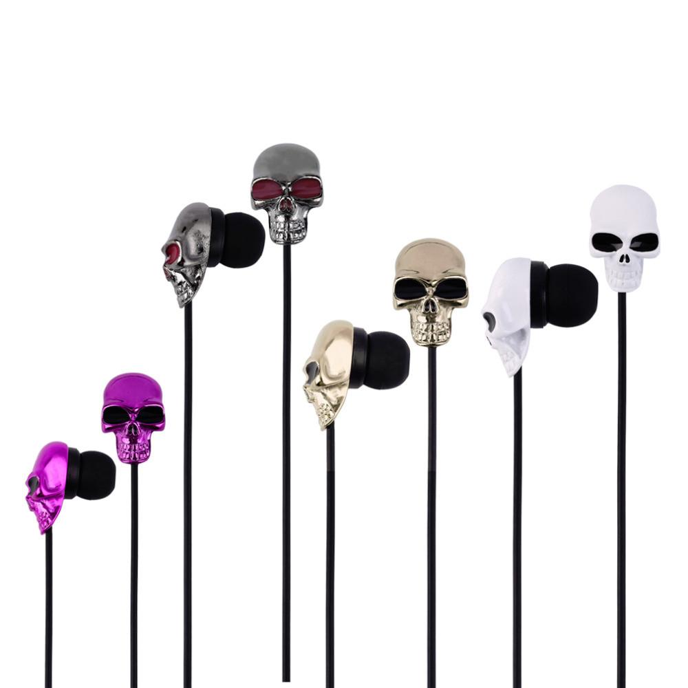 New Cool Skull Music Earbud - Artistic Pod