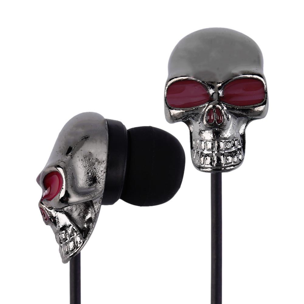 New Cool Skull Music Earbud - Artistic Pod
