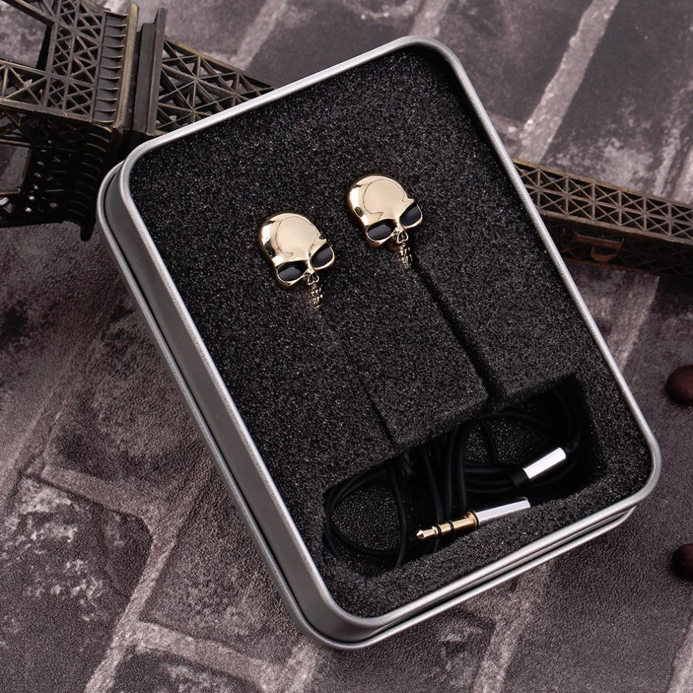 New Cool Skull Music Earbud - Artistic Pod