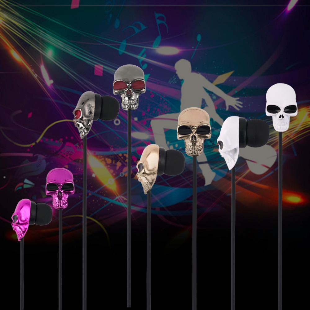 New Cool Skull Music Earbud - Artistic Pod