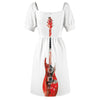 Abstract Electric Guitar Dress