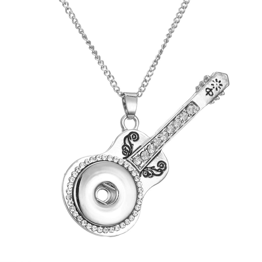Crystal Guitar Musical Pendant
