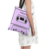 Cassette Music Tape Canvas Bag
