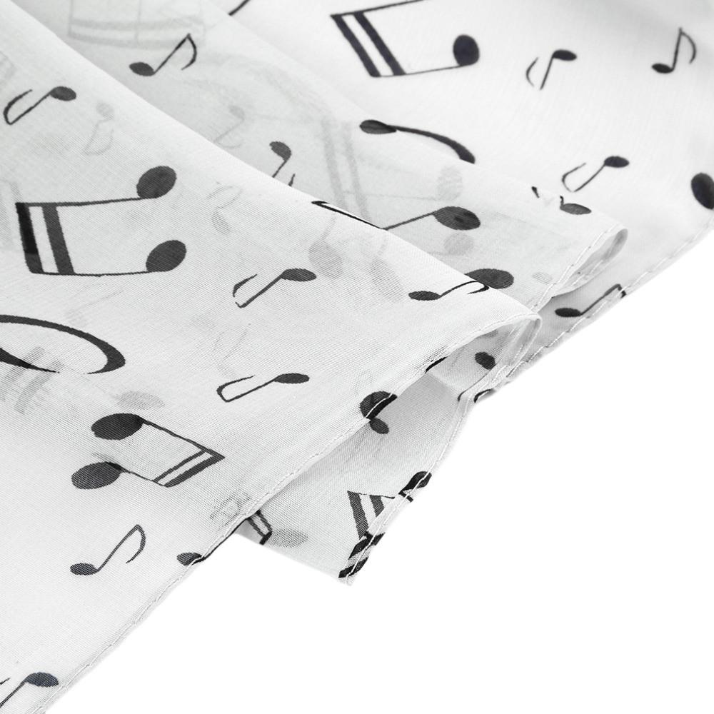 Musical Note Chiffon Scarves - Artistic Pod