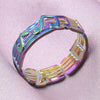 Iridescent Music Staff Ring