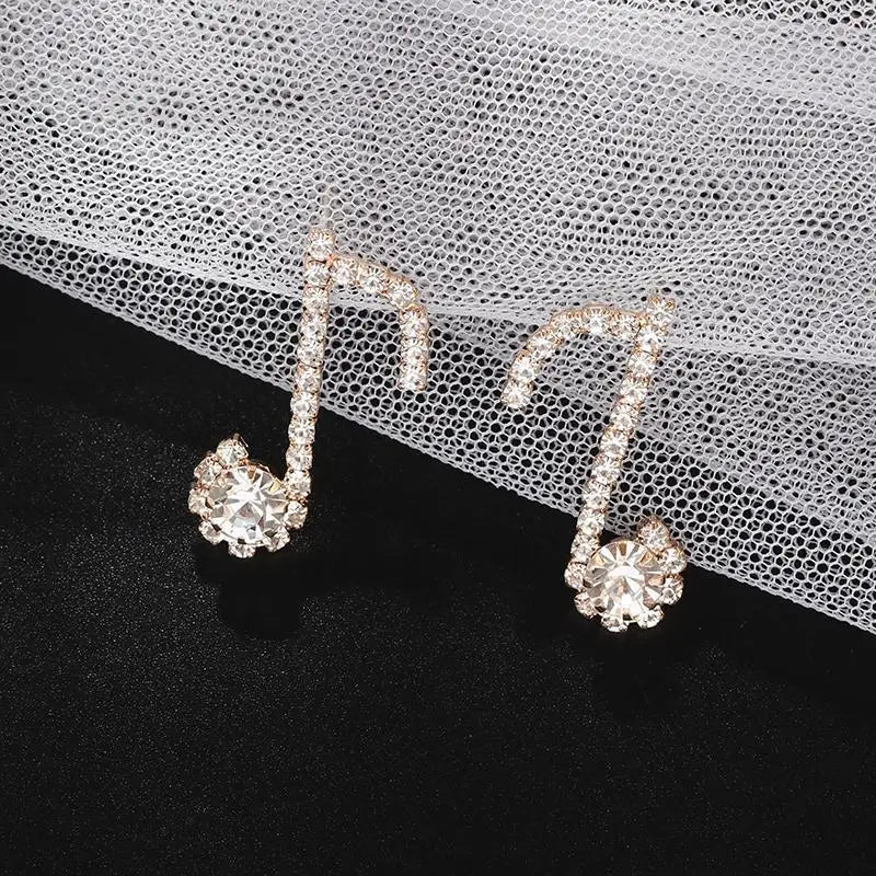 Music Quaver Eighth Note Earrings