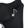 Music Quaver Eighth Note Earrings