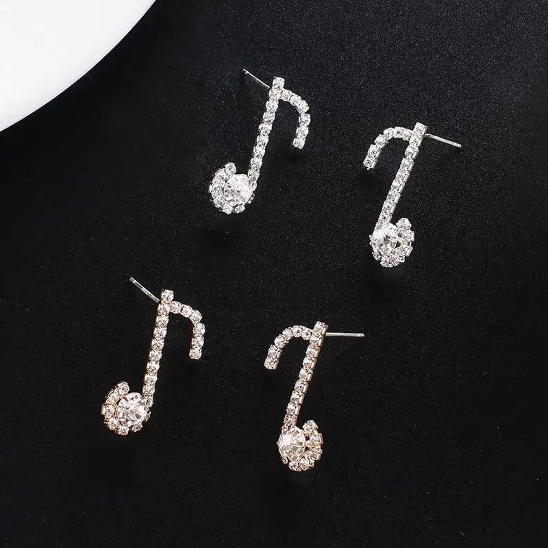 Music Quaver Eighth Note Earrings