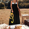 Gold Music Treble Clef Cami Dress