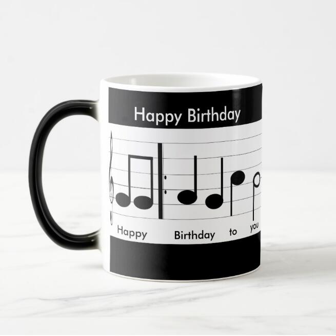 Music Notes Birthday Magic Mug