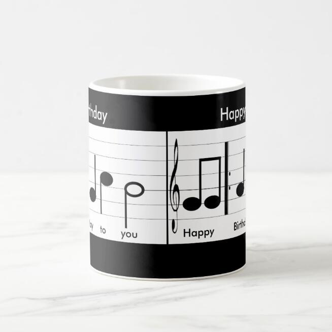Music Notes Birthday Magic Mug