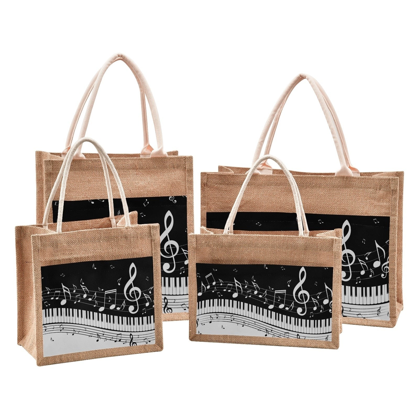 Music Notes Travel Beach Bag