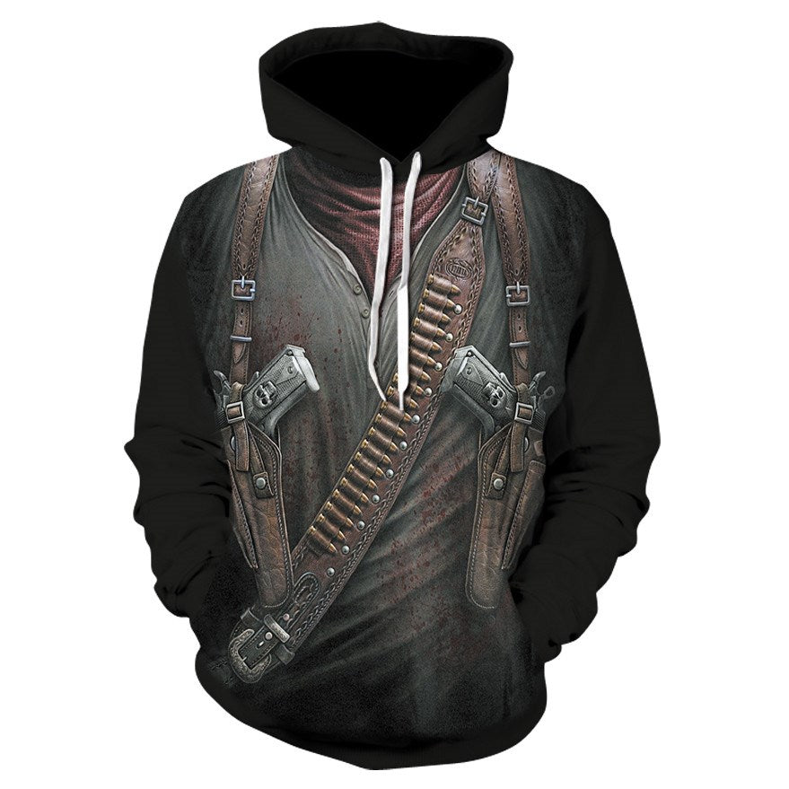 Warrior of Guns 3D Hoodie - Warrior of Guns / M - { shop_name }} - Review