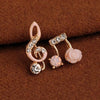 Free - Musical Note Crystal Earrings