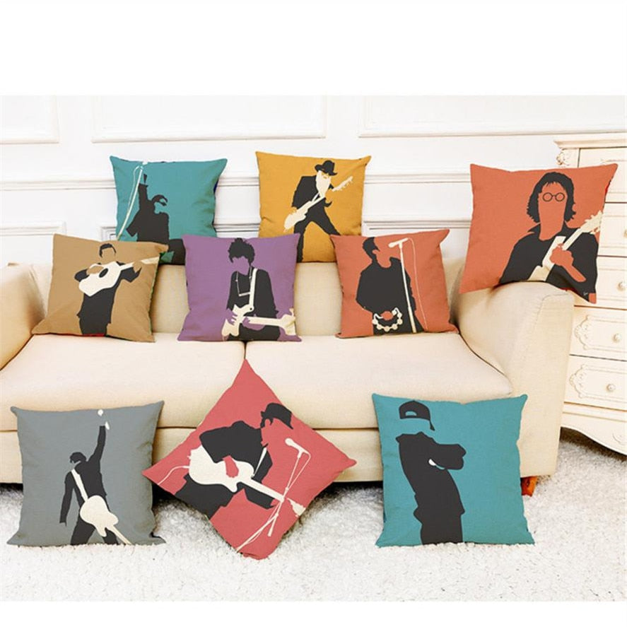 Musician Colorful Pillowcase