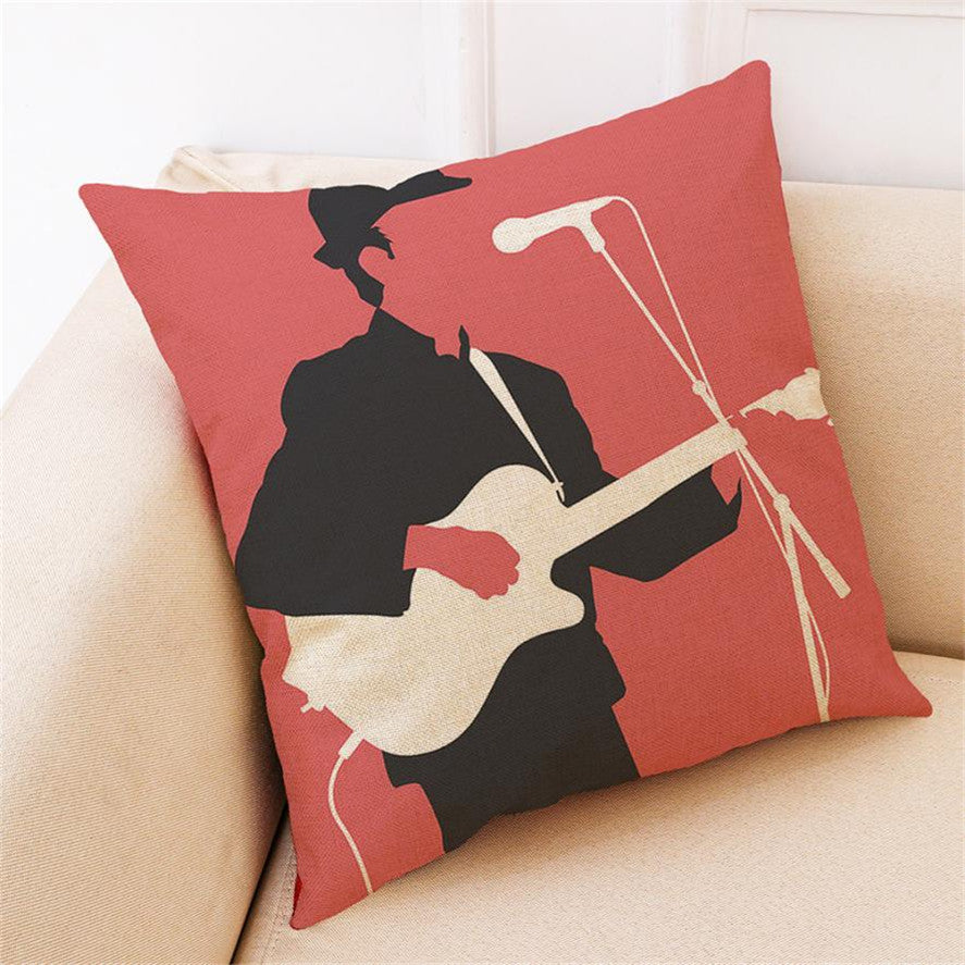 Musician Colorful Pillowcase