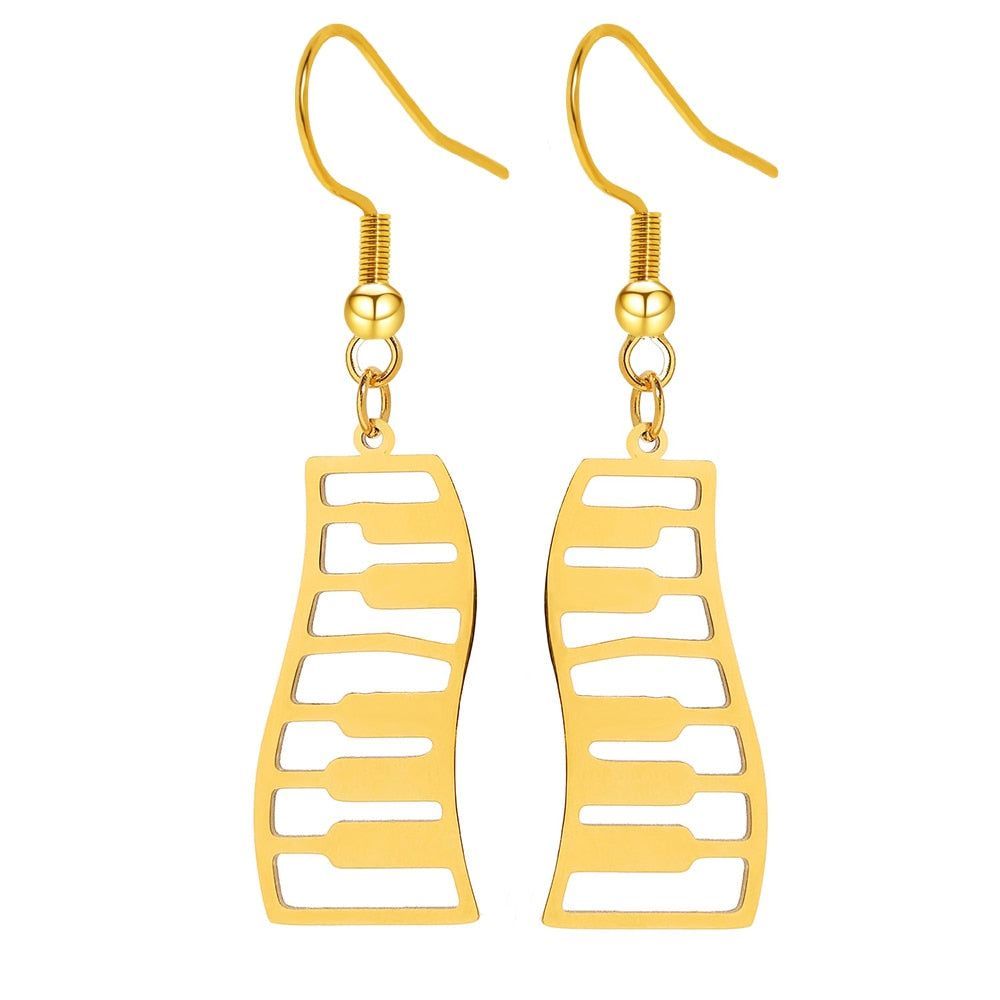 Piano Keys Dangle Earrings
