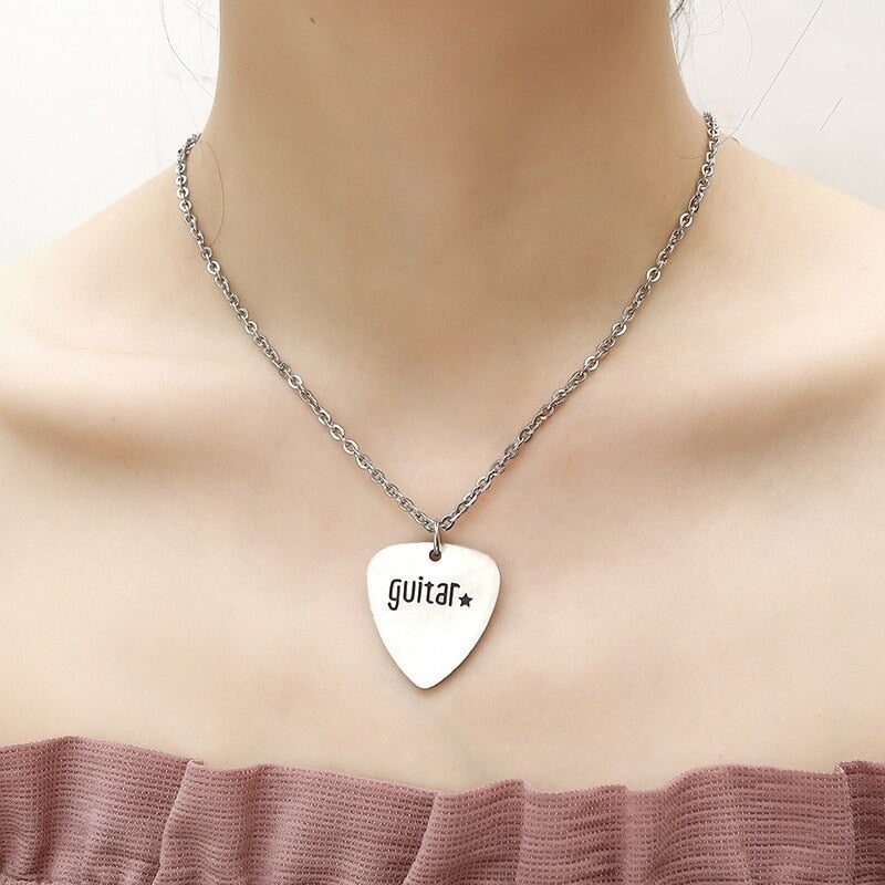 Classic Guitar Pick Necklace