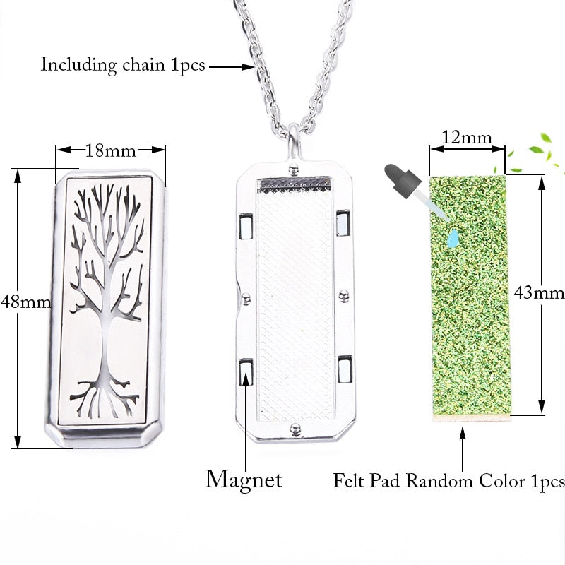 Musical Note Diffuser Locket Necklace