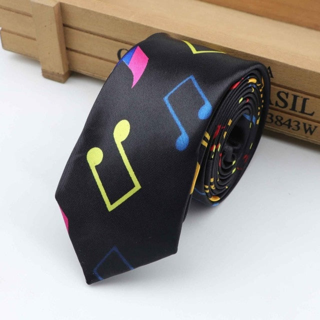 Free - Music Note Necktie