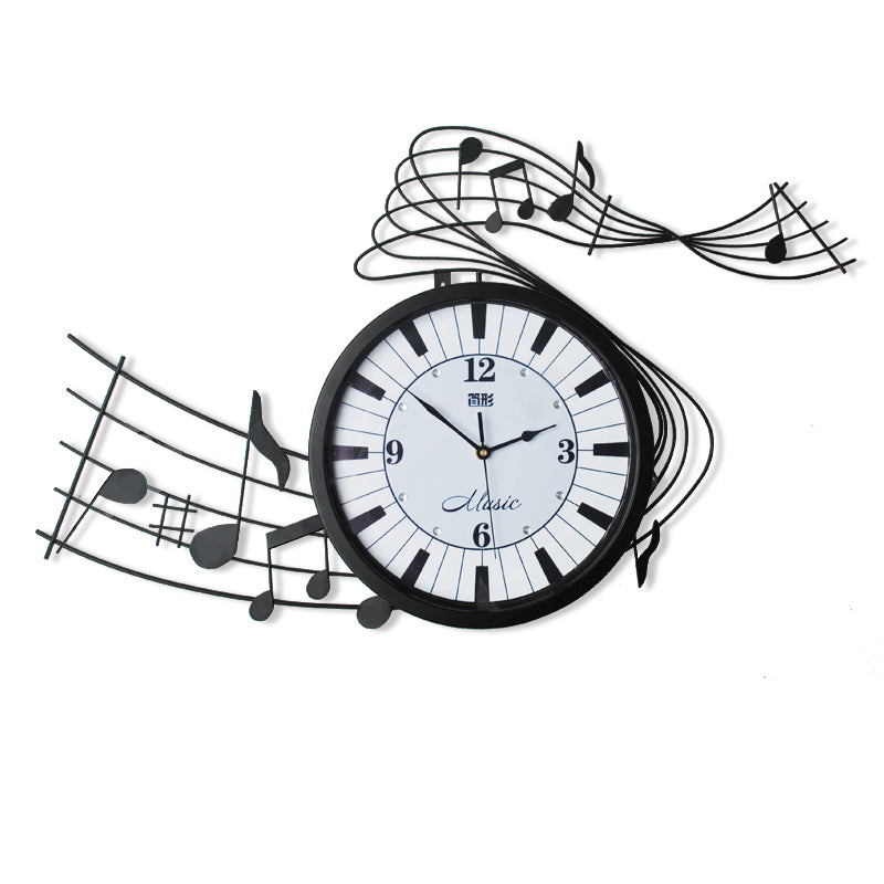 Music Art Wall Clock Set