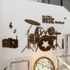 Drum 3D Acrylic Wall Sticker