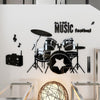 Drum 3D Acrylic Wall Sticker