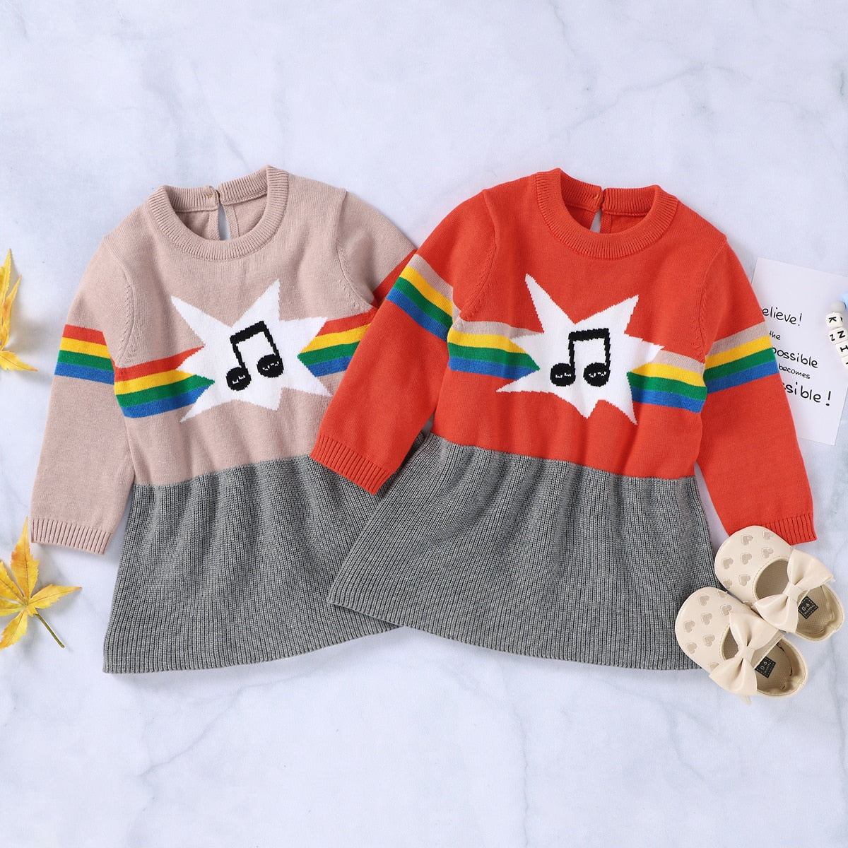 Infant Music Notes Kid's Dress
