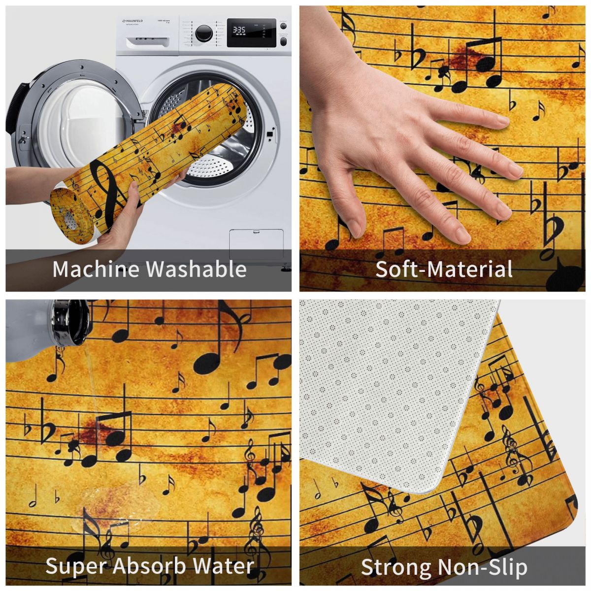 Music Vintage Doormat