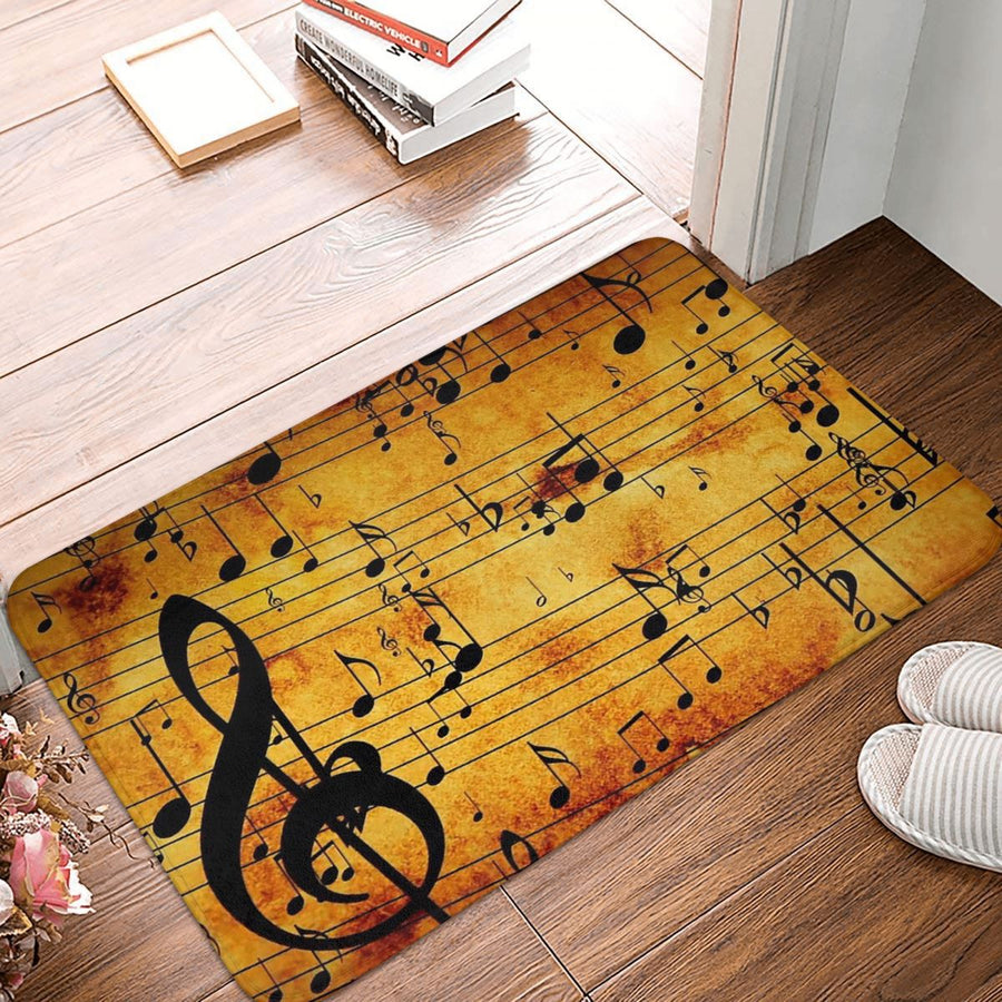 Music Vintage Doormat