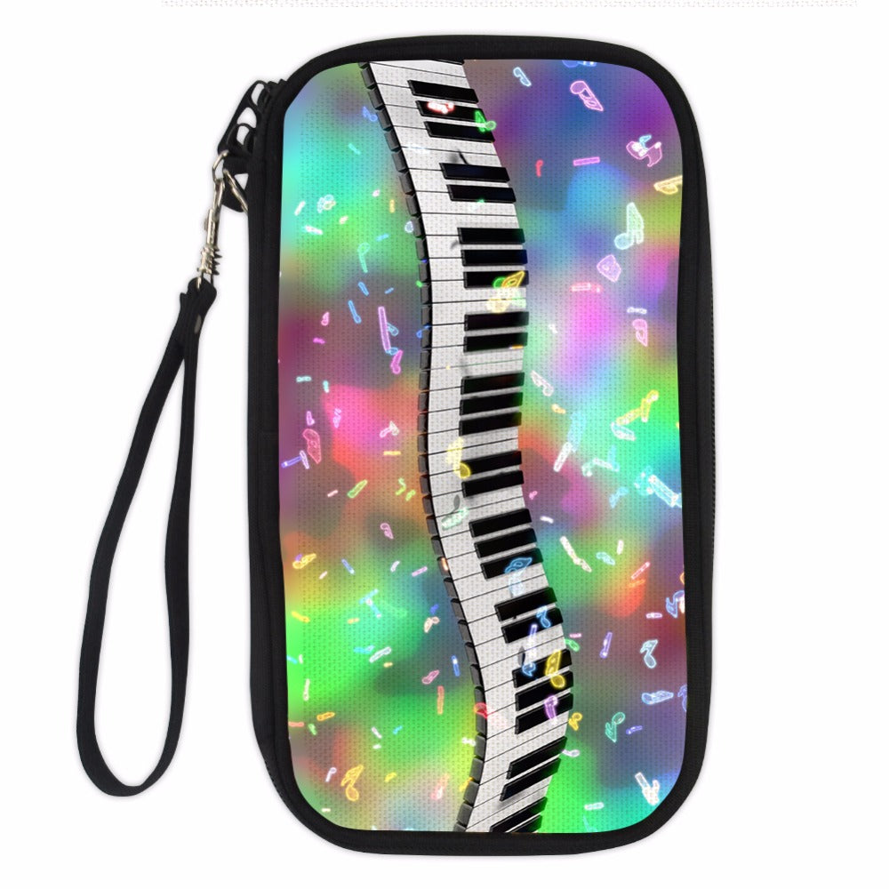 Piano Keys Cards-Holder Bag