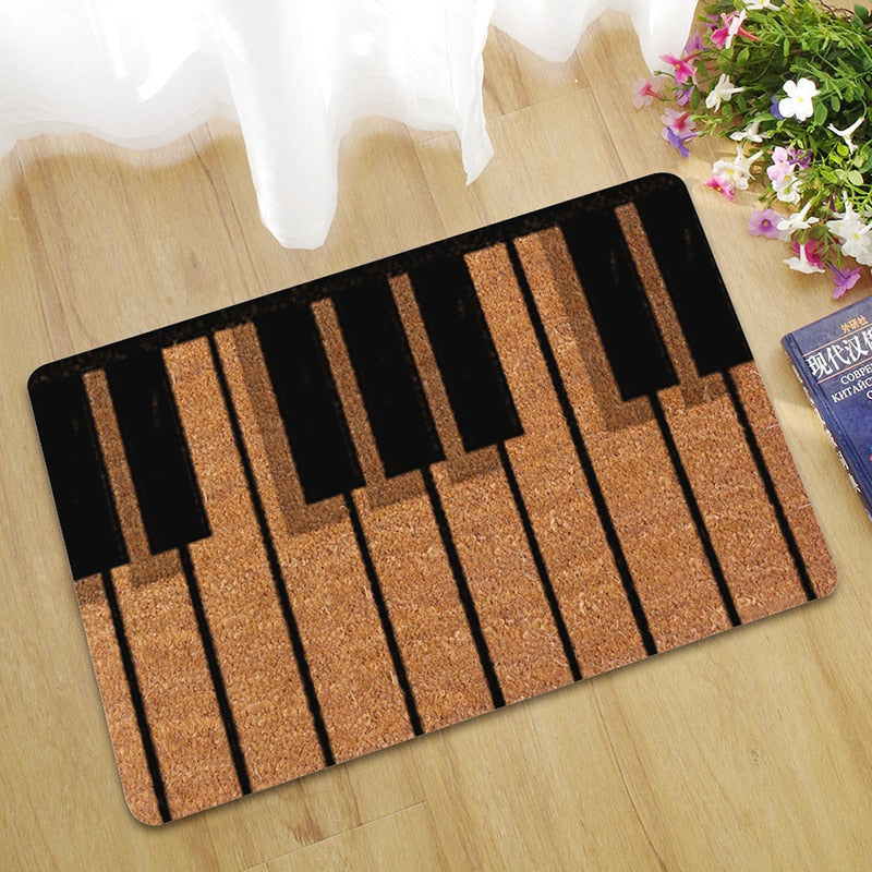 Vintage Piano Keys Doormat