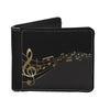 Music Notes Design Wallet